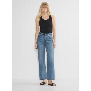 Aritzia Denim Forum The Farrah Hi-rise Wide Jean Sz 26 $110 MSRP